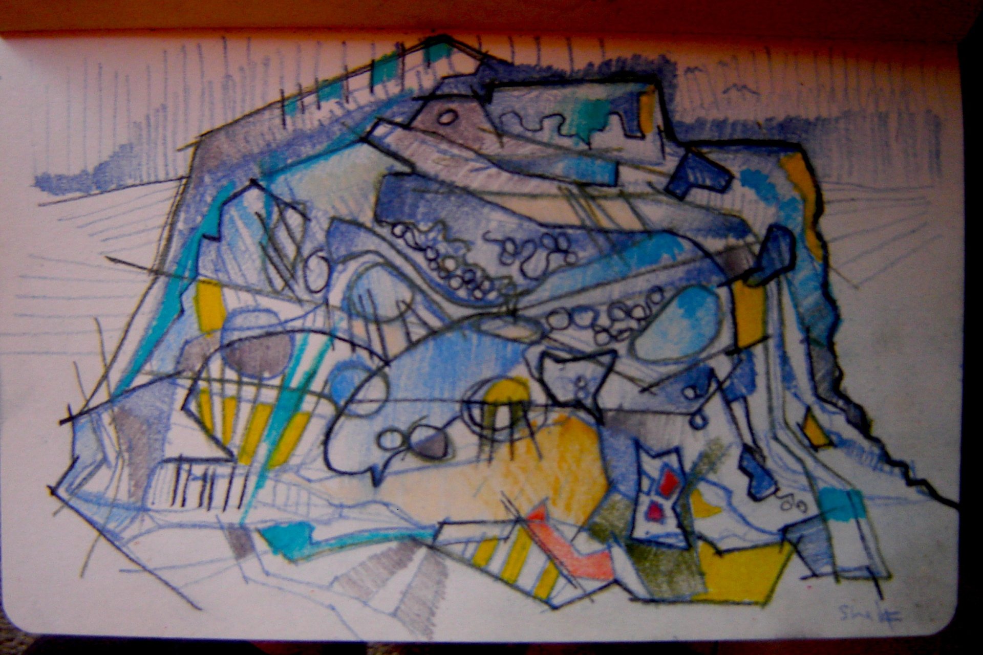 Pensando en la Piedra en mitad de Hornitos