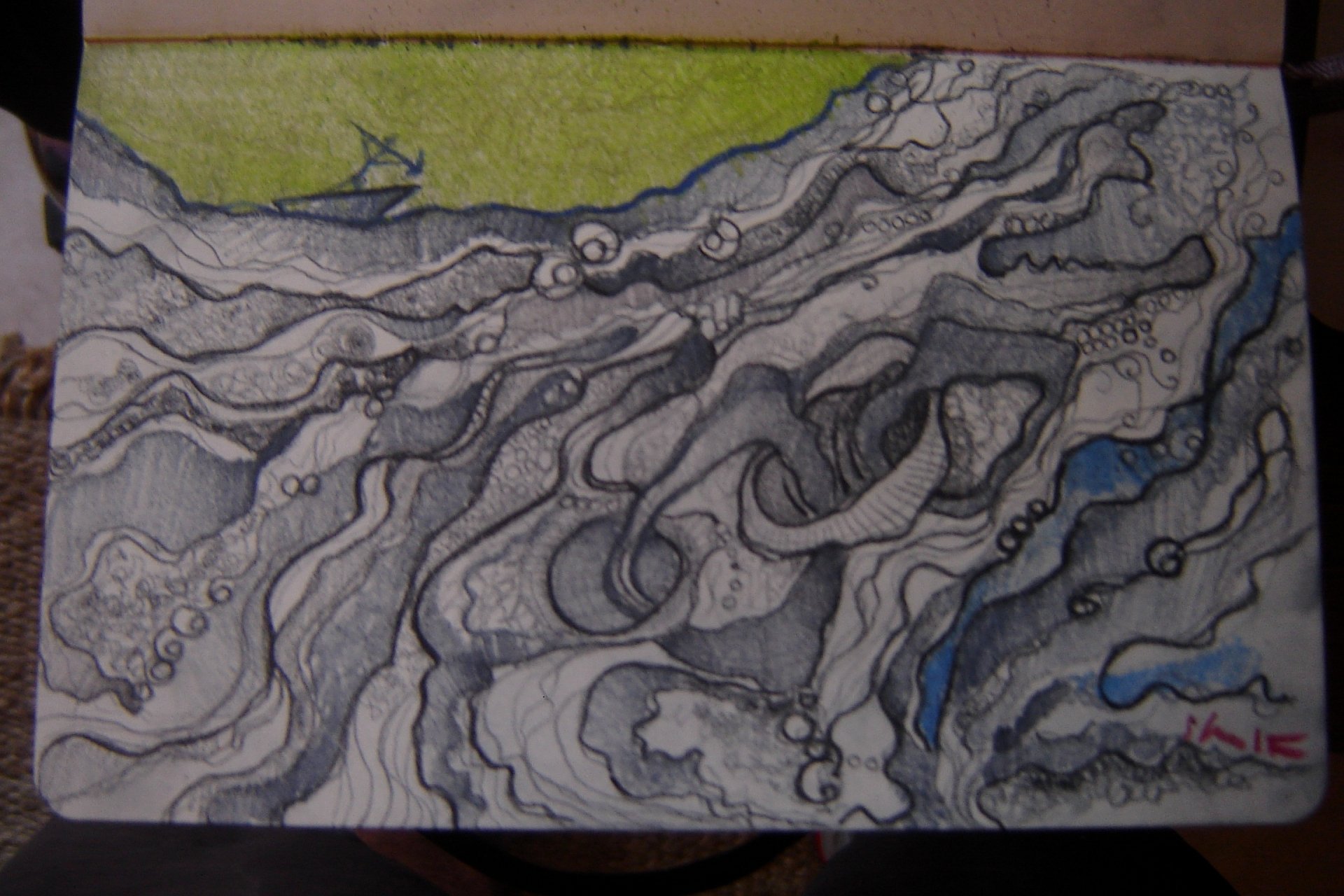 El Pescador ( Borrador para Serie Azul ) 