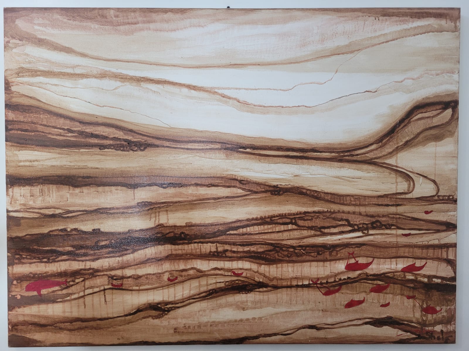 Changos en la quebrada del Médano en Paposo