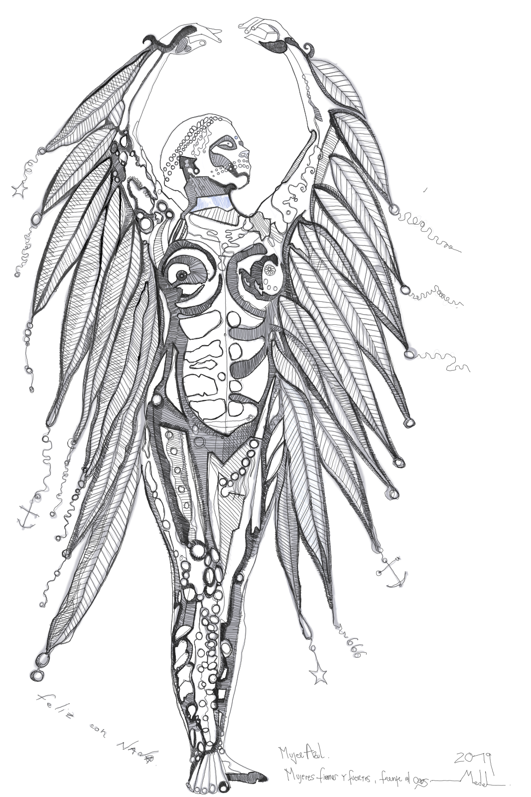 Virgen de Calle Homero Ávila con Av. Argentina