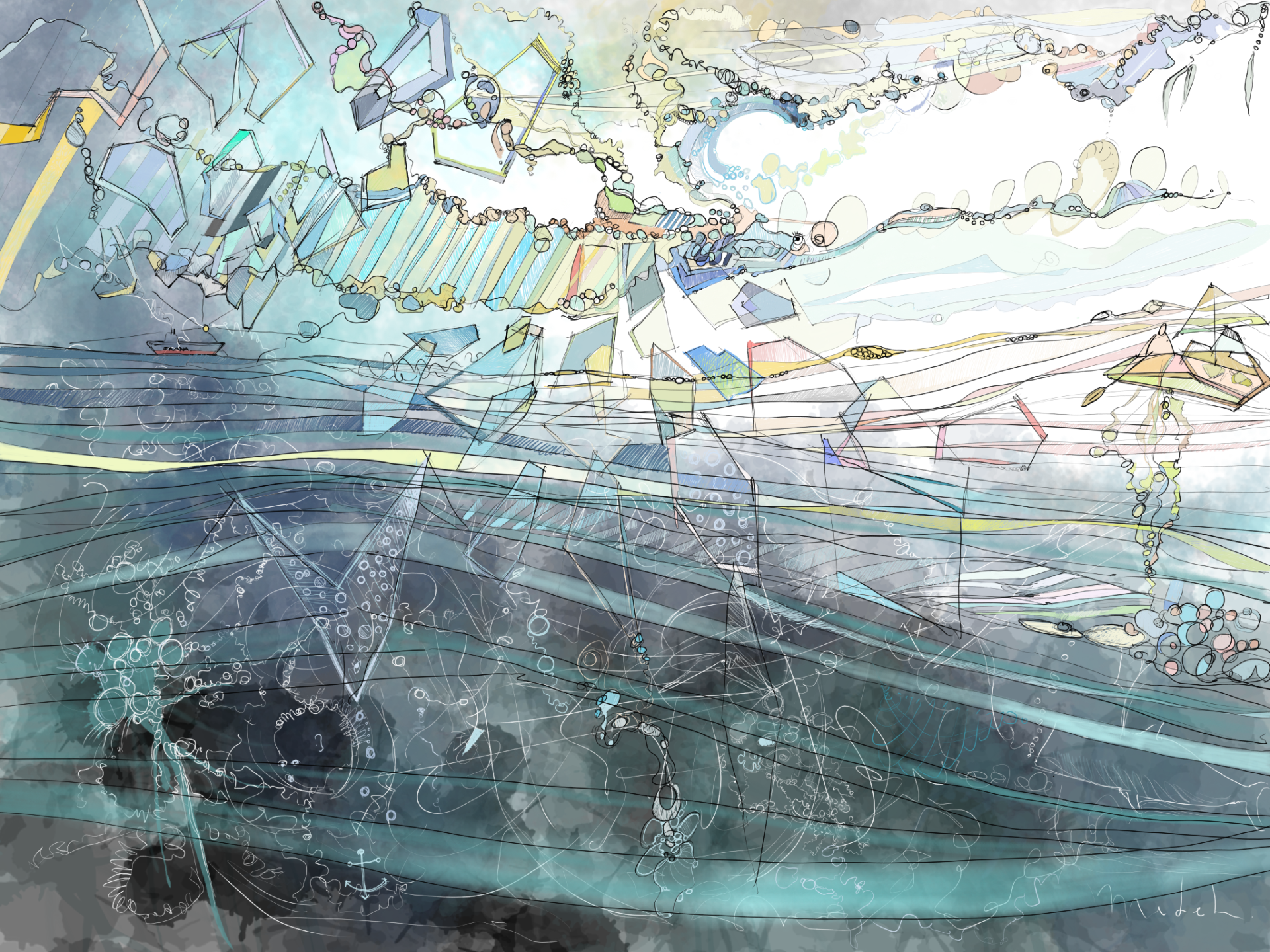 EL PESCADOR , VIENTO Y DECONSTRUCCIÓN 