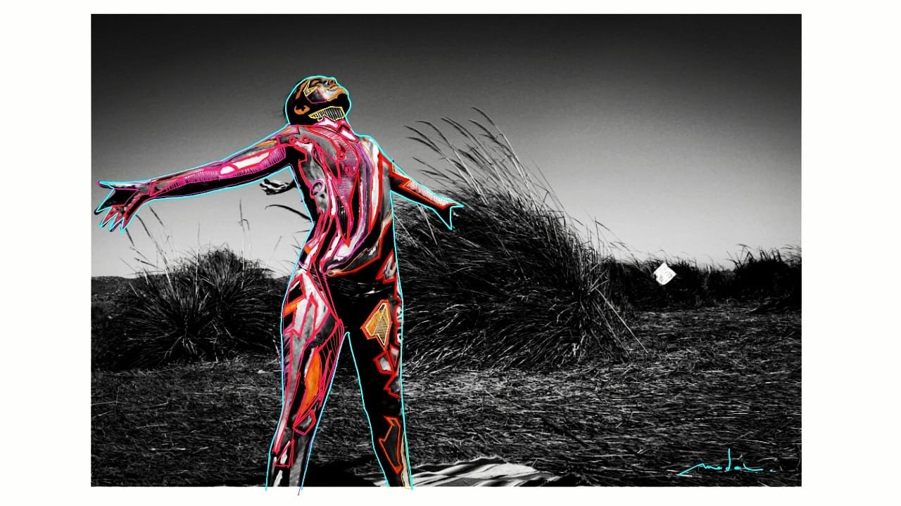 Mujer Pájaro en el KM12 – humedal 2