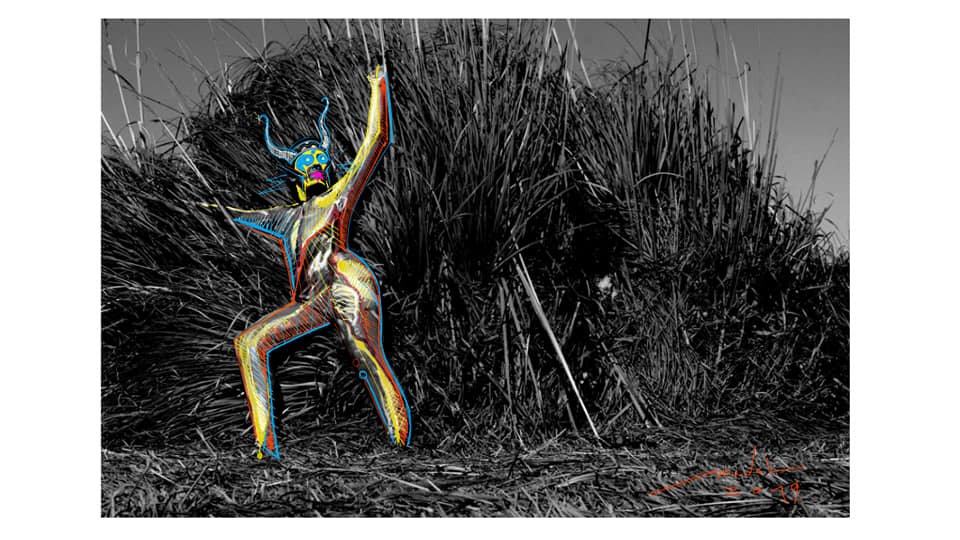 Mujer Pájaro en el KM12 – Humedal 3