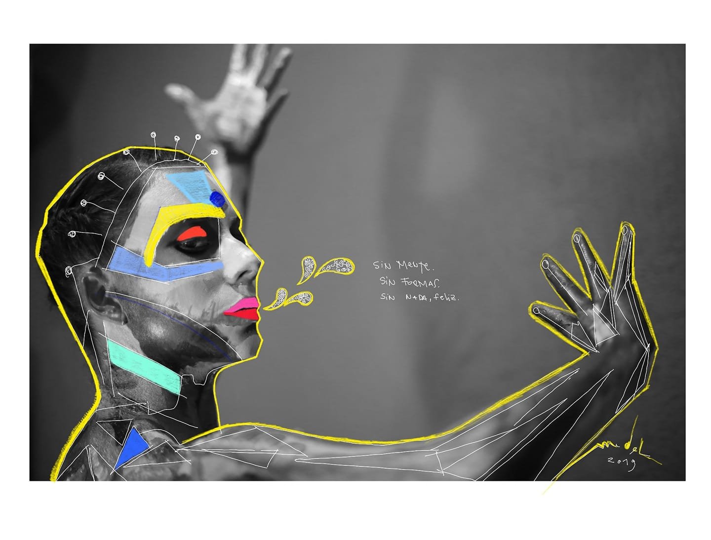 Mujer Viento Sin Nada. 