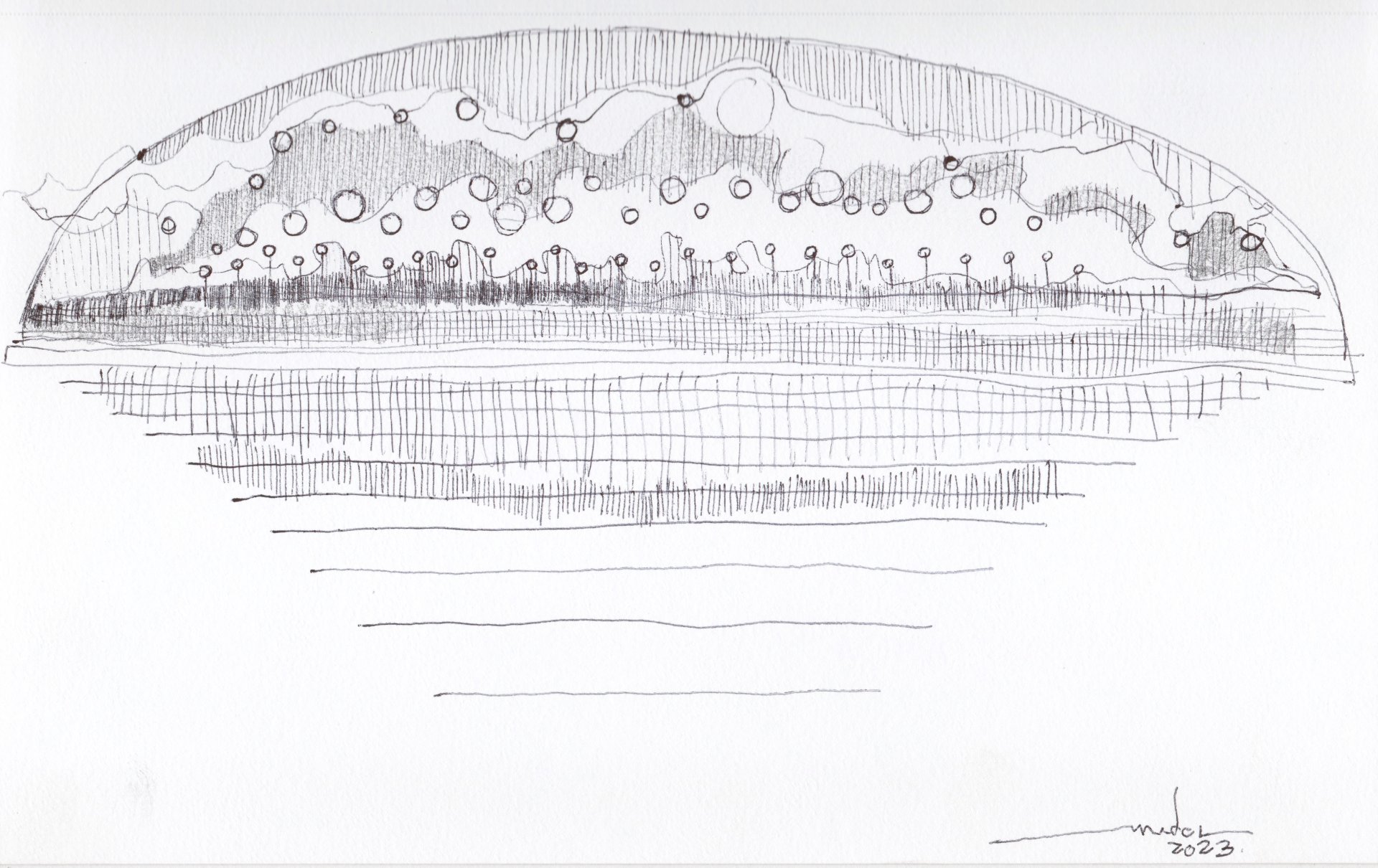 Atardecer en las losas - Paposo 