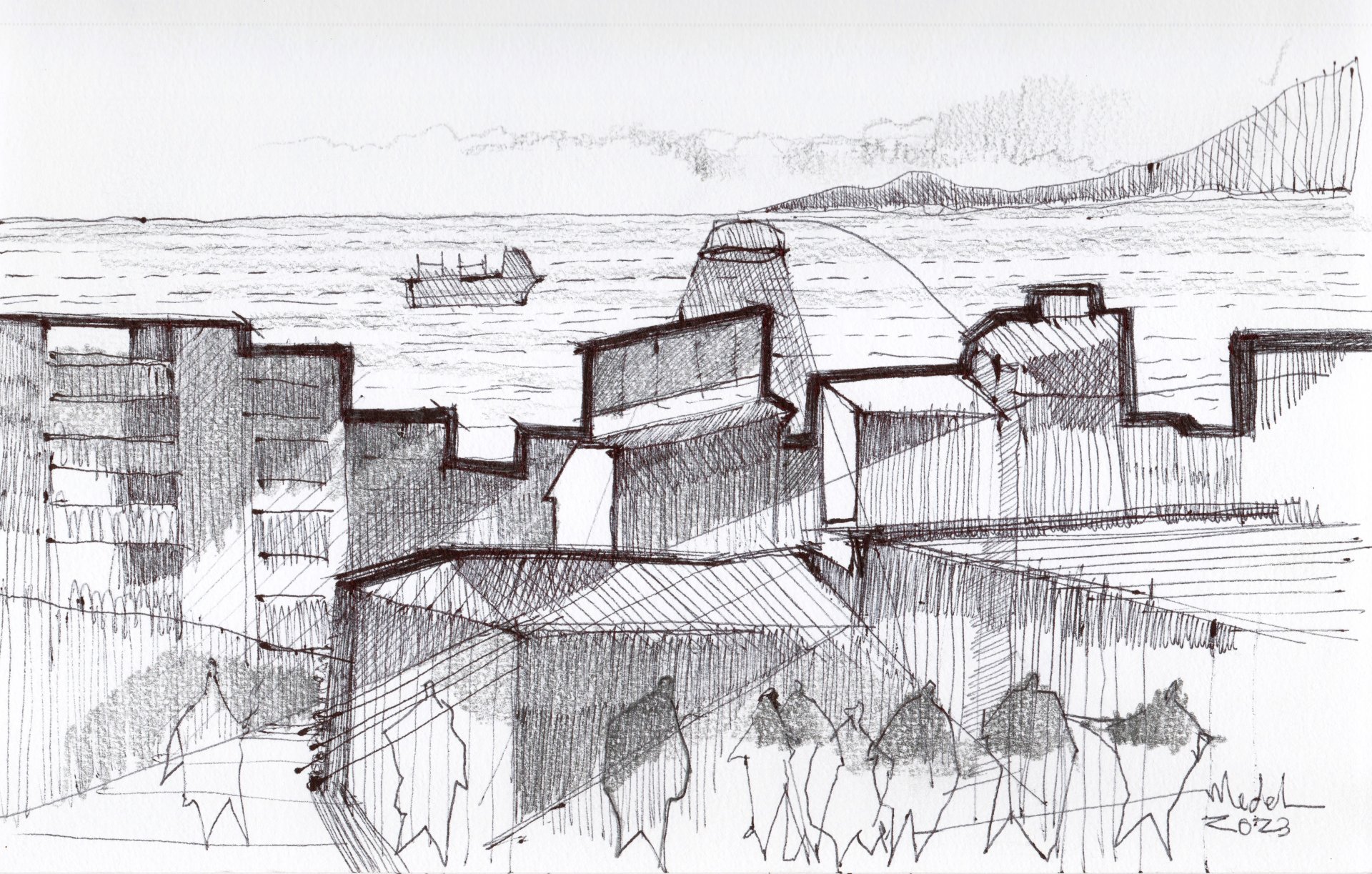 Antofagasta desde Avenida Argentina. 