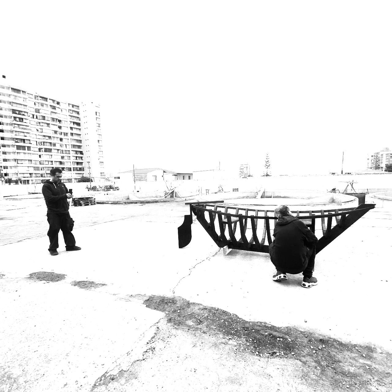 Instalando bote de madera 