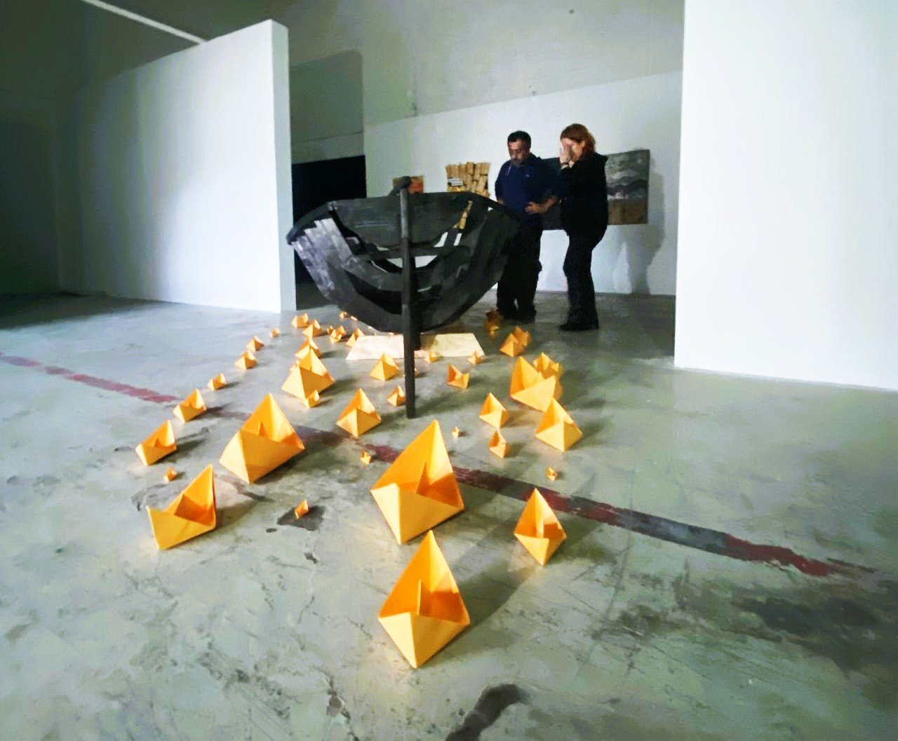 Montando barquitos de papel 3