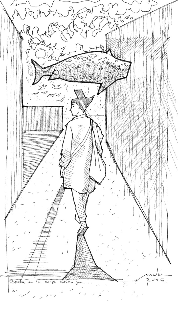 MUJER AFUERINA POR LA COSTA CHANGA