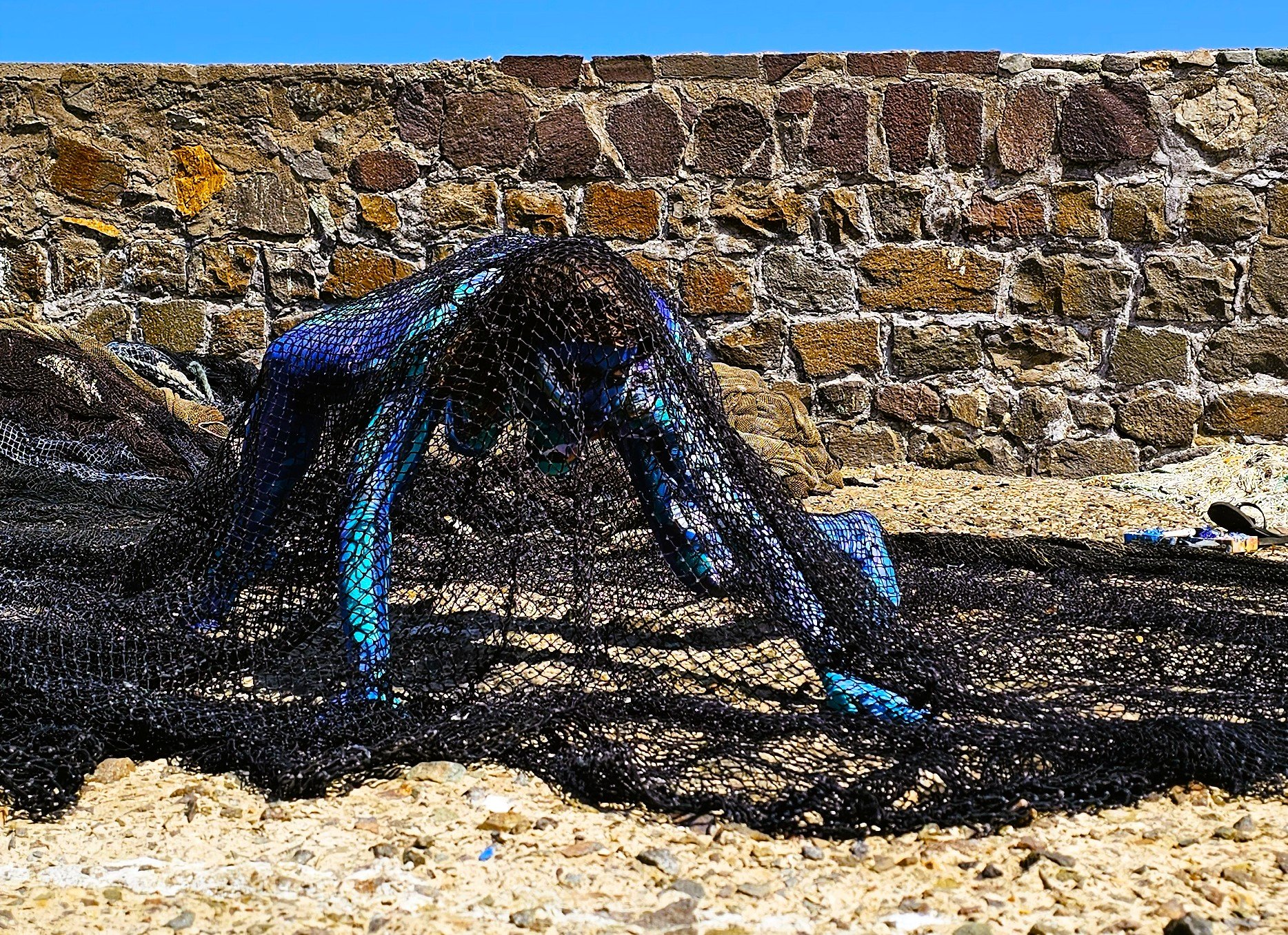 SERIE CUERPOS PINTADOS 2025 - MUJER DEL MAR 2 - BRUMA