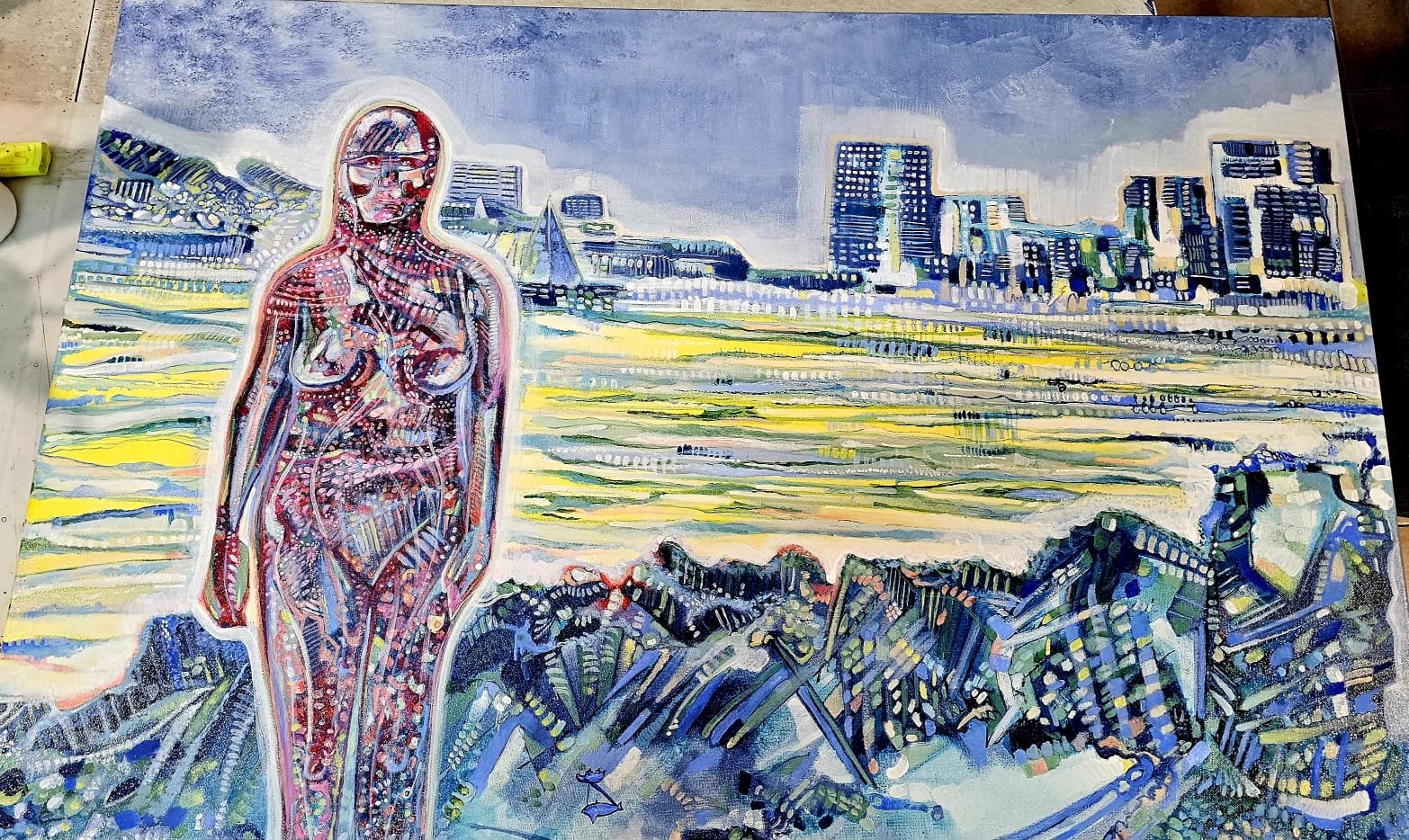 CAMANCHACA - MUJER DEL MAR EN LA CALETA 