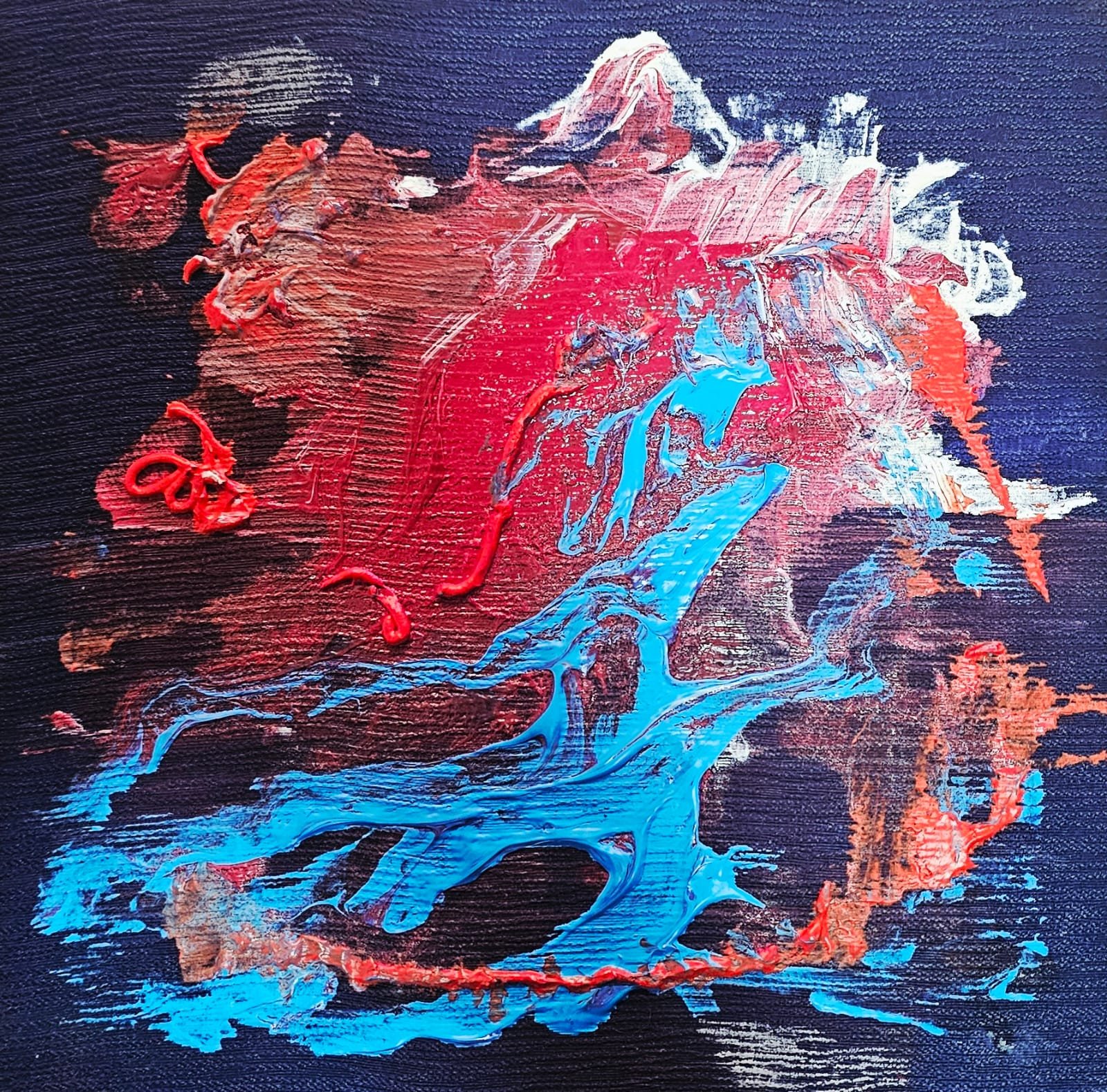ROJO FRANA - AZUL DEL MAR. 